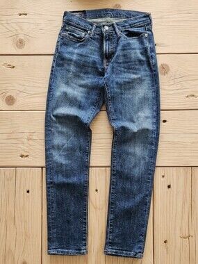 Abercrombie & Fitch Rustin Athletic Skinny Jeans Womens 28 x 30 Blue Stretch